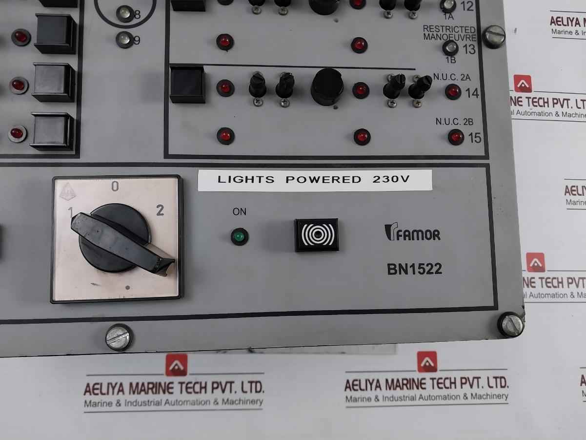 Famor Bn1522 Signal Light Control Panel 230/24V 220Vac