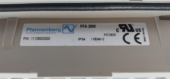 Fan Filter Brand Pfannenberg 11125002000 Ip54