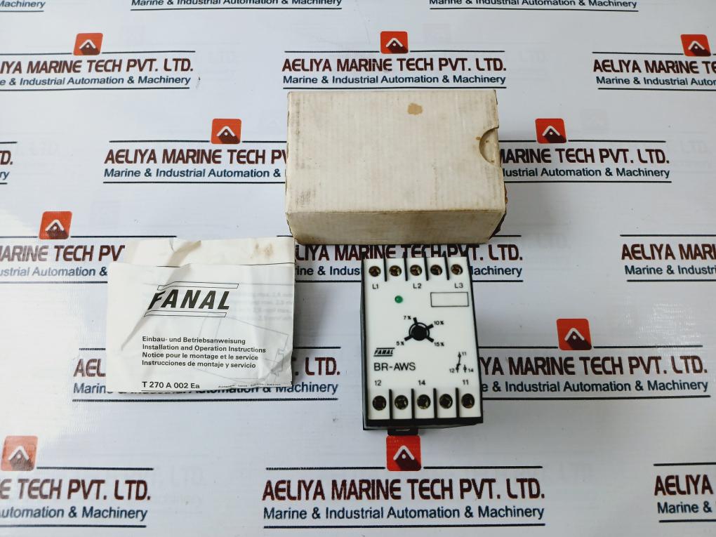 Fanal Elektrik Br-aws Phase Protection Relay 440V 60Hz