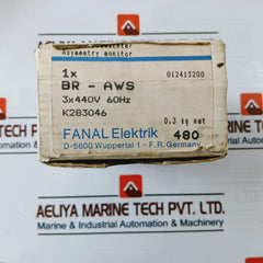 Fanal Elektrik Br-aws Phase Protection Relay 440V 60Hz