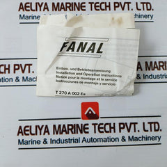 Fanal Elektrik Br-aws Phase Protection Relay 440V 60Hz