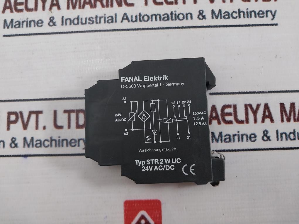 Fanal Elektrik Str 2 W Uc Contact Relay 250Vac