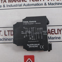Fanal Elektrik Str 2 W Uc Contact Relay 250Vac