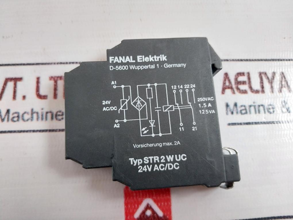 Fanal Elektrik Str 2 Wuc Contact Relay 250Vac