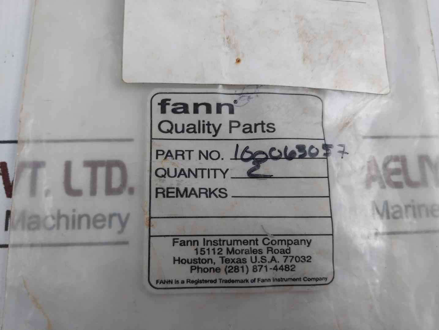 Fann Instrument 100063057 C Piston Plunger Brass