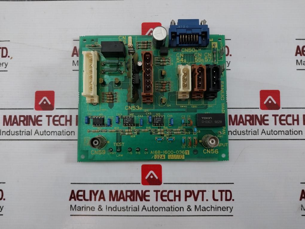 Fanuc A16B-1600-0361/02A Pcb/B Relay A320-1600-t361/07 Y8Z1A8372