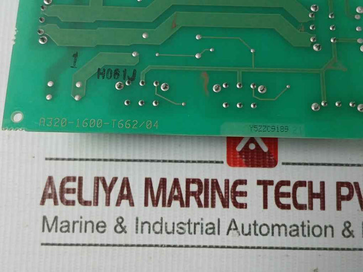 Fanuc A16b-1600-0663/02a Control Systems A320-1600-t662/04