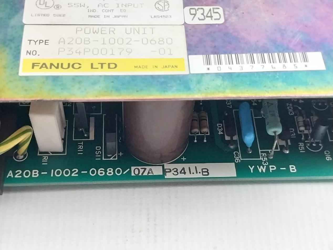 Fanuc A20B-1002-0680 Power Supply Module 50/60Hz 5V 11A