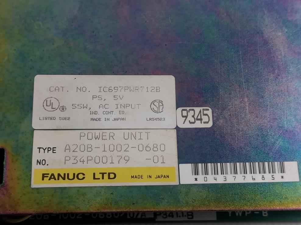 Fanuc A20B-1002-0680 Power Supply Module 50/60Hz 5V 11A