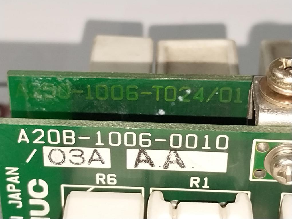 Fanuc A20B-1006-0020 Relay Dual Printed Circuit Board