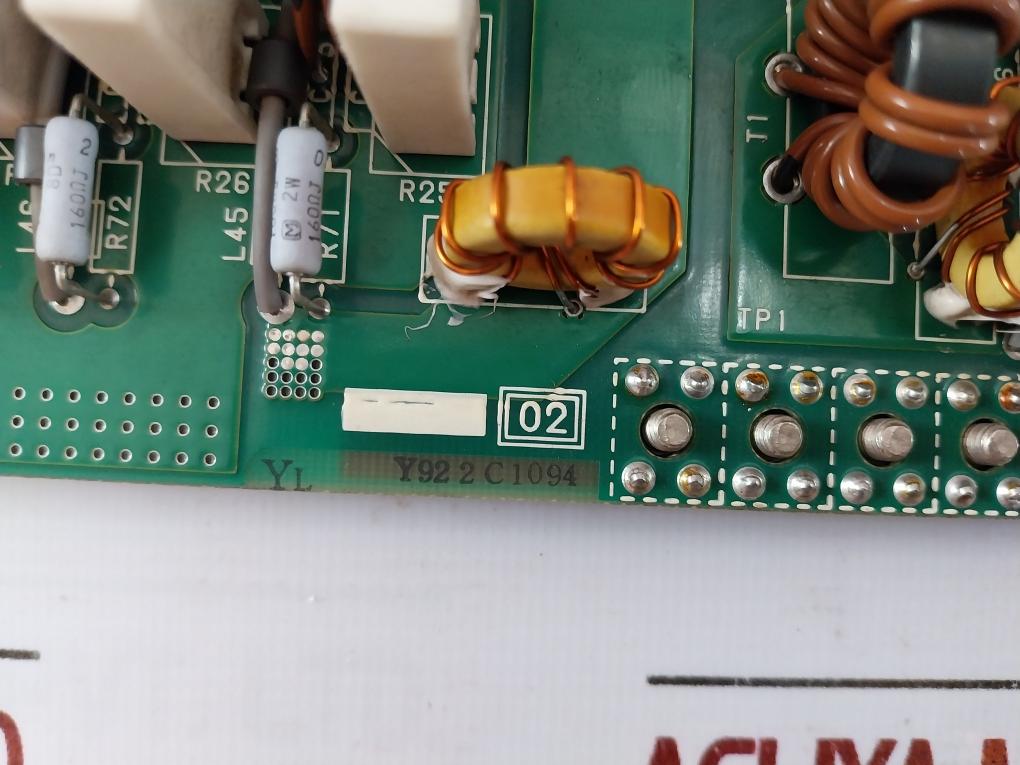 Fanuc A20B-1007-0150 Dual Relay Printed Circuit Board Module Yl Y922C1094