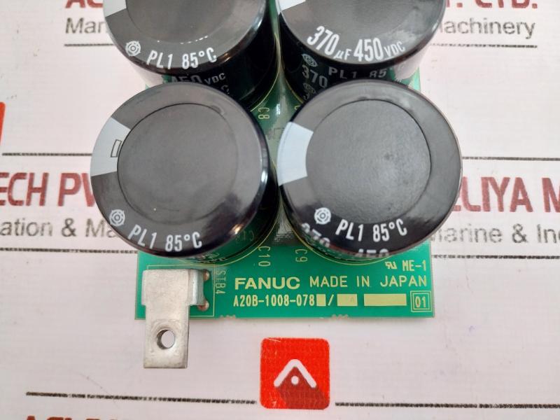 Fanuc A20B-1008-078 Printed Circuit Capacitor Board A350-1008-t784/01