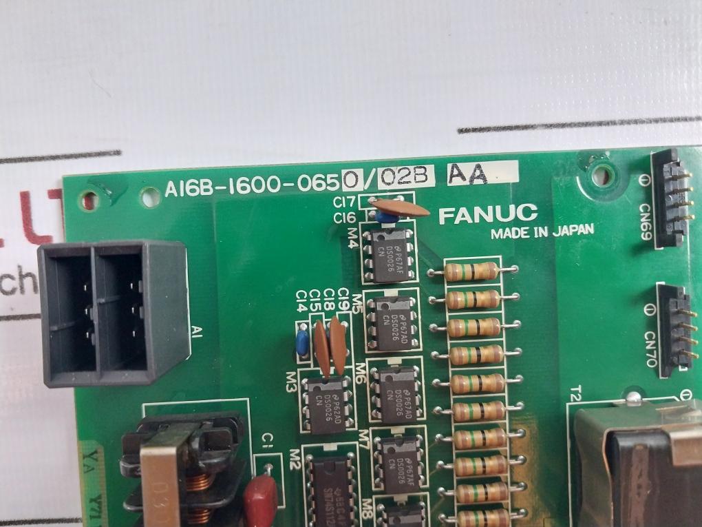 Fanuc A320-1600-t652/01 Printed Circuit Board A16B-1600-0650/02B Aa