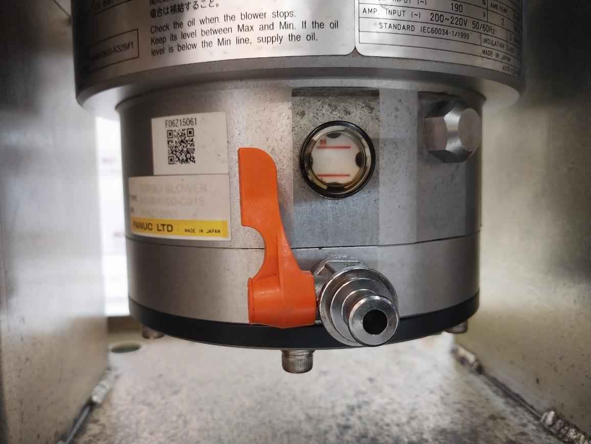 Fanuc Bii50M/60000 3-ph Turbo Blower W/ Built-in Spindle Motor 2 Pole 6.0 Kw 26A