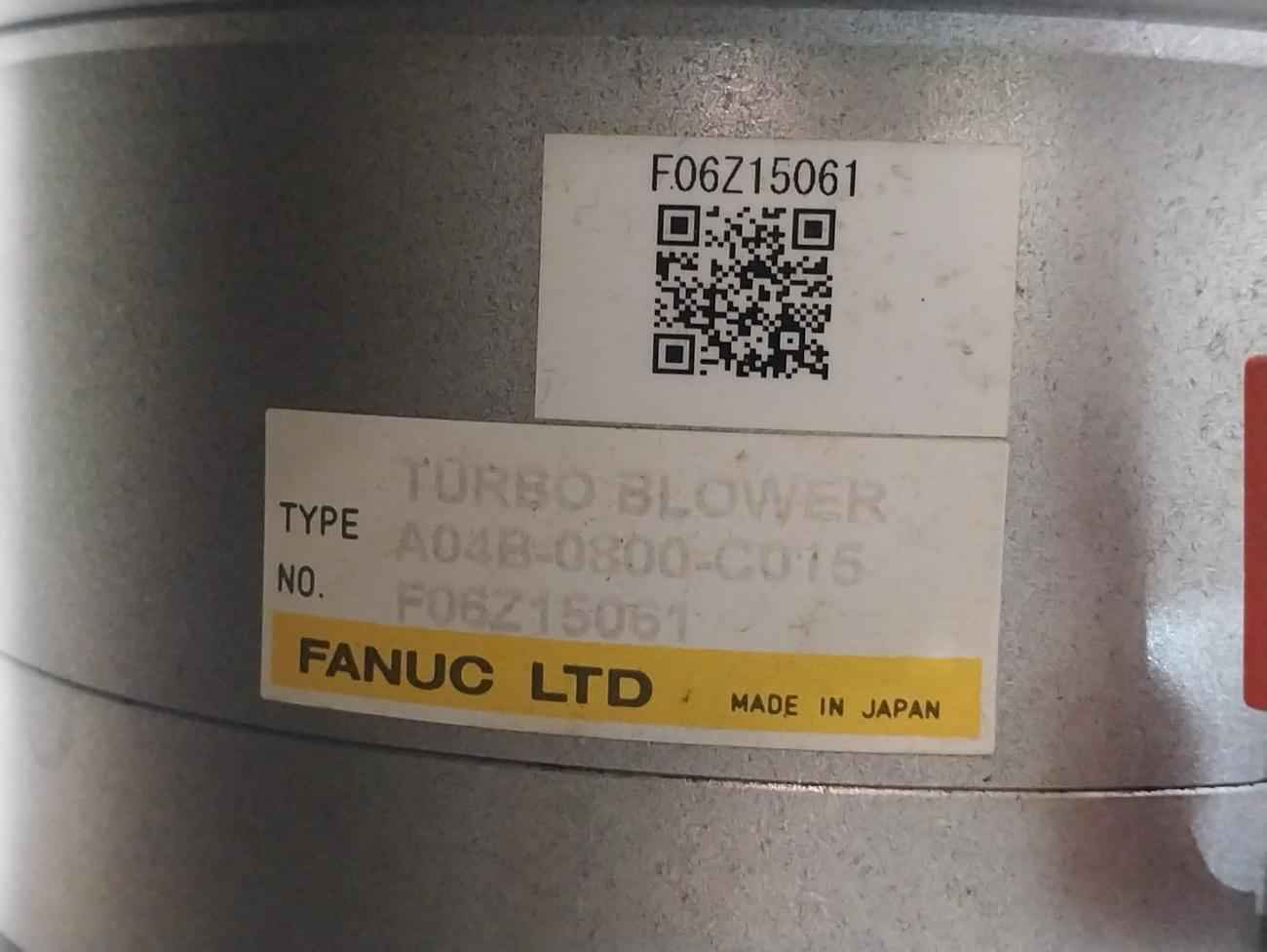Fanuc Bii50M/60000 3-ph Turbo Blower W/ Built-in Spindle Motor 2 Pole 6.0 Kw 26A