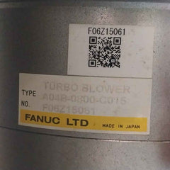 Fanuc Bii50M/60000 3-ph Turbo Blower W/ Built-in Spindle Motor 2 Pole 6.0 Kw 26A