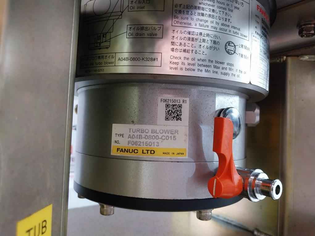 Fanuc Bii50M/60000 3-phase Turbo Blower C05Xu2076 2-pole 200-220V 50/60Hz