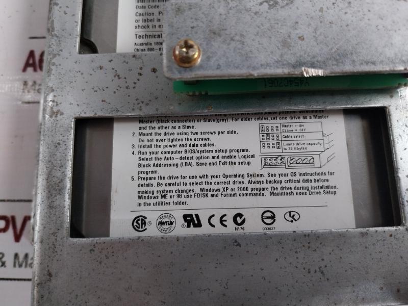 Fanuc Hdd Unit,a20b-2003-0470/02b, Nmb Dc Brushless Fan Motor 24v Dc