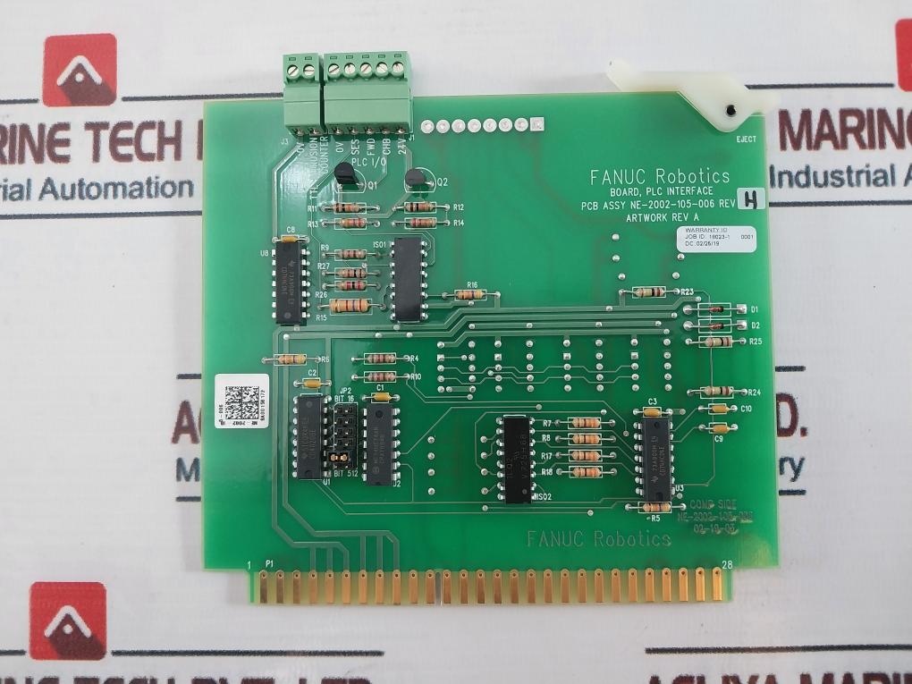 Fanuc Robotics Ne-2002-105-006 Plc Interface Board Rev. H