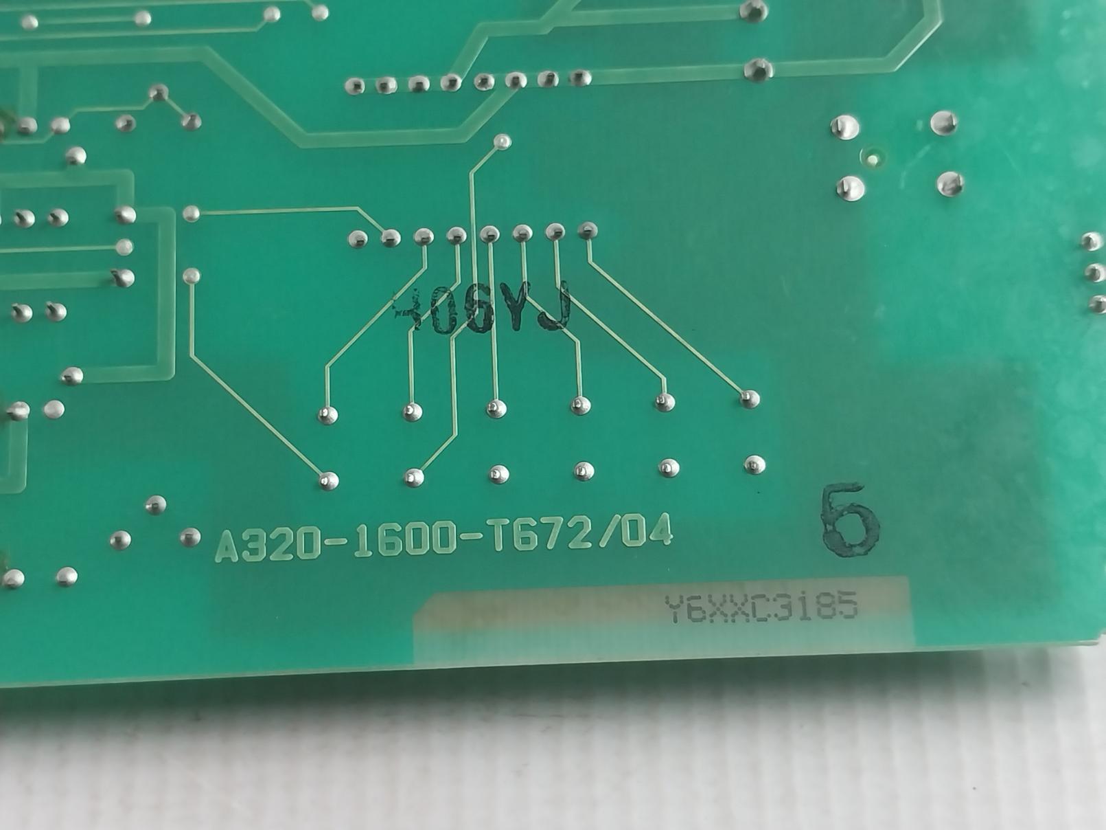 Fanuc A16B-1600-0670/04B Printed Circuit Board A320-1600-t672/04 Y6Xxc3185