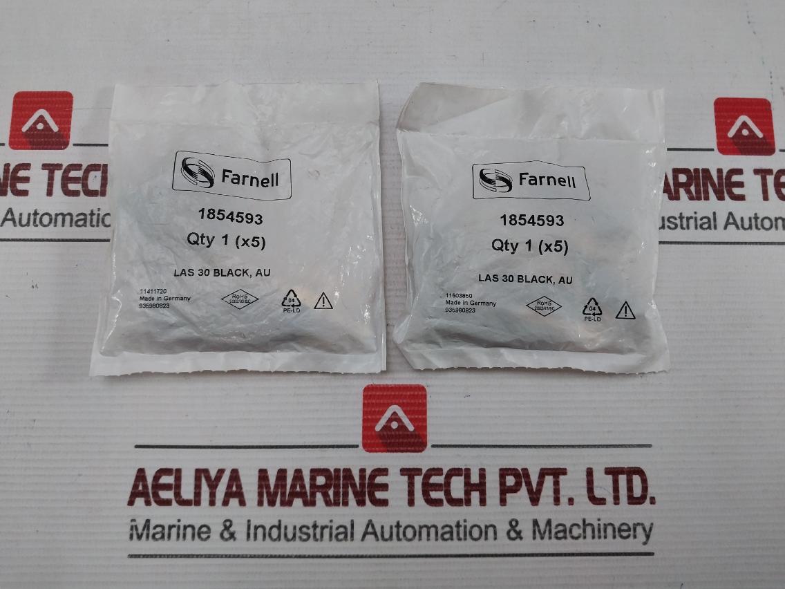 Farnell 1854593 Connector Black (1 Packet=5Pcs)