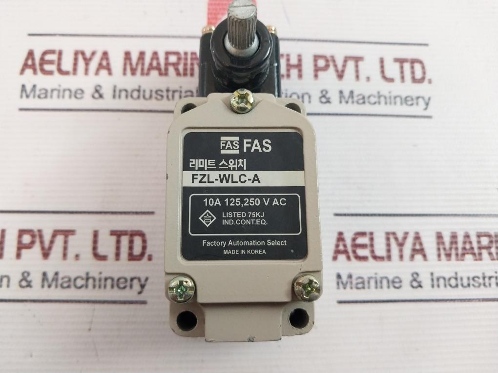 Fas Fzl-wlc-a Limit Switch 10A 125, 250V Ac