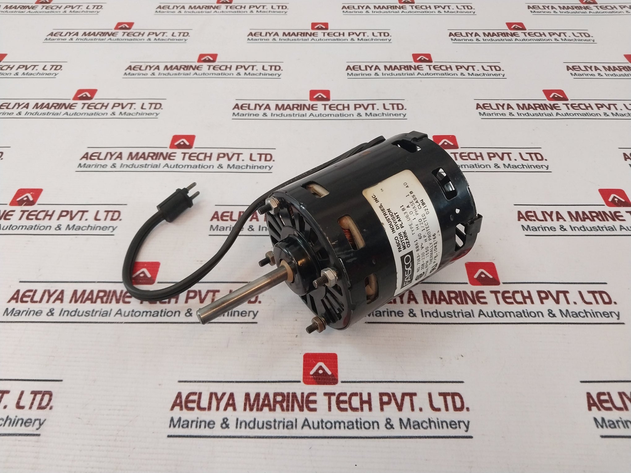 Fasco U63B1 Motor 1043766 1550 RPM 208-230V~ 60Hz 1.0A