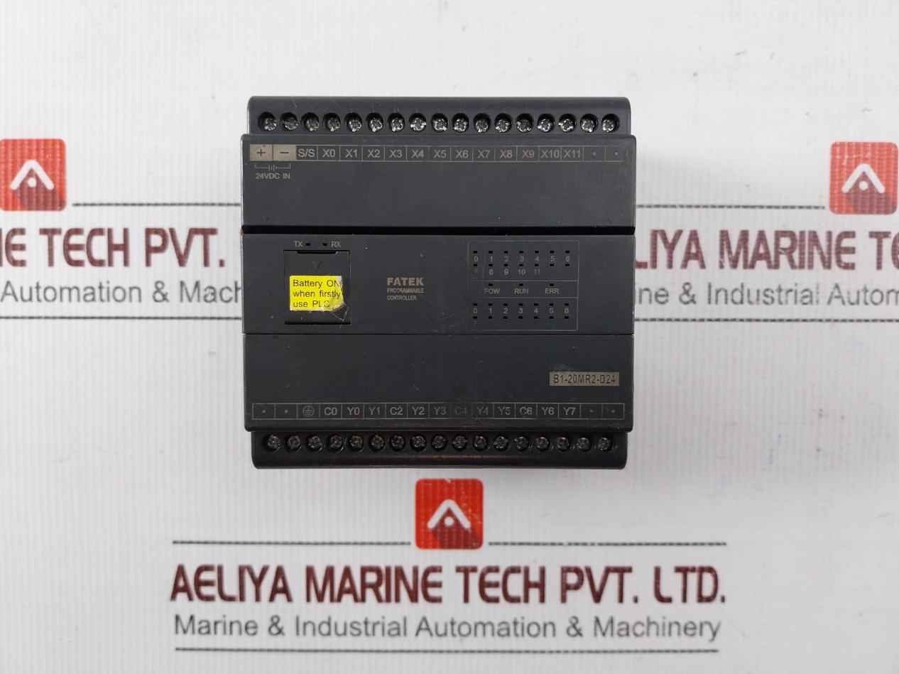 Fatek Automation B1-20Mr2-d24 Micro-programmable Plc Controller 24Vdc 3.5W