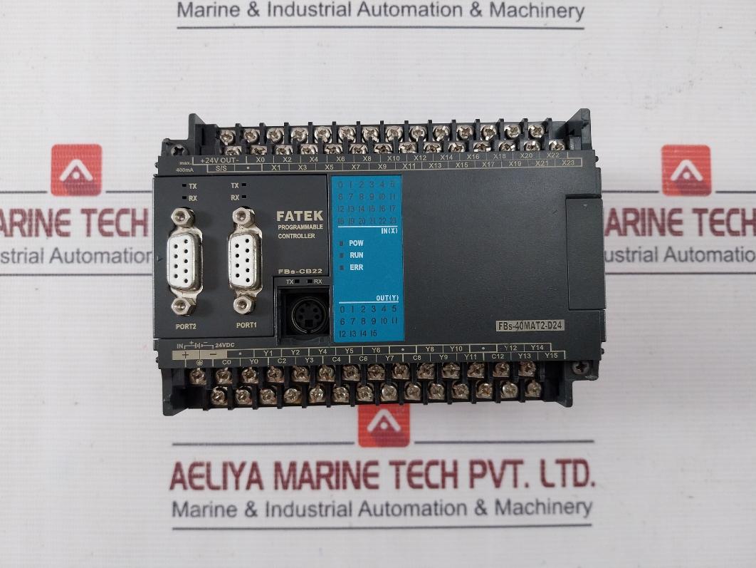 Fatek Fbs-40Mat2-d24 Fbs Main Programmable Logic Controller Plc Module 24Vdc