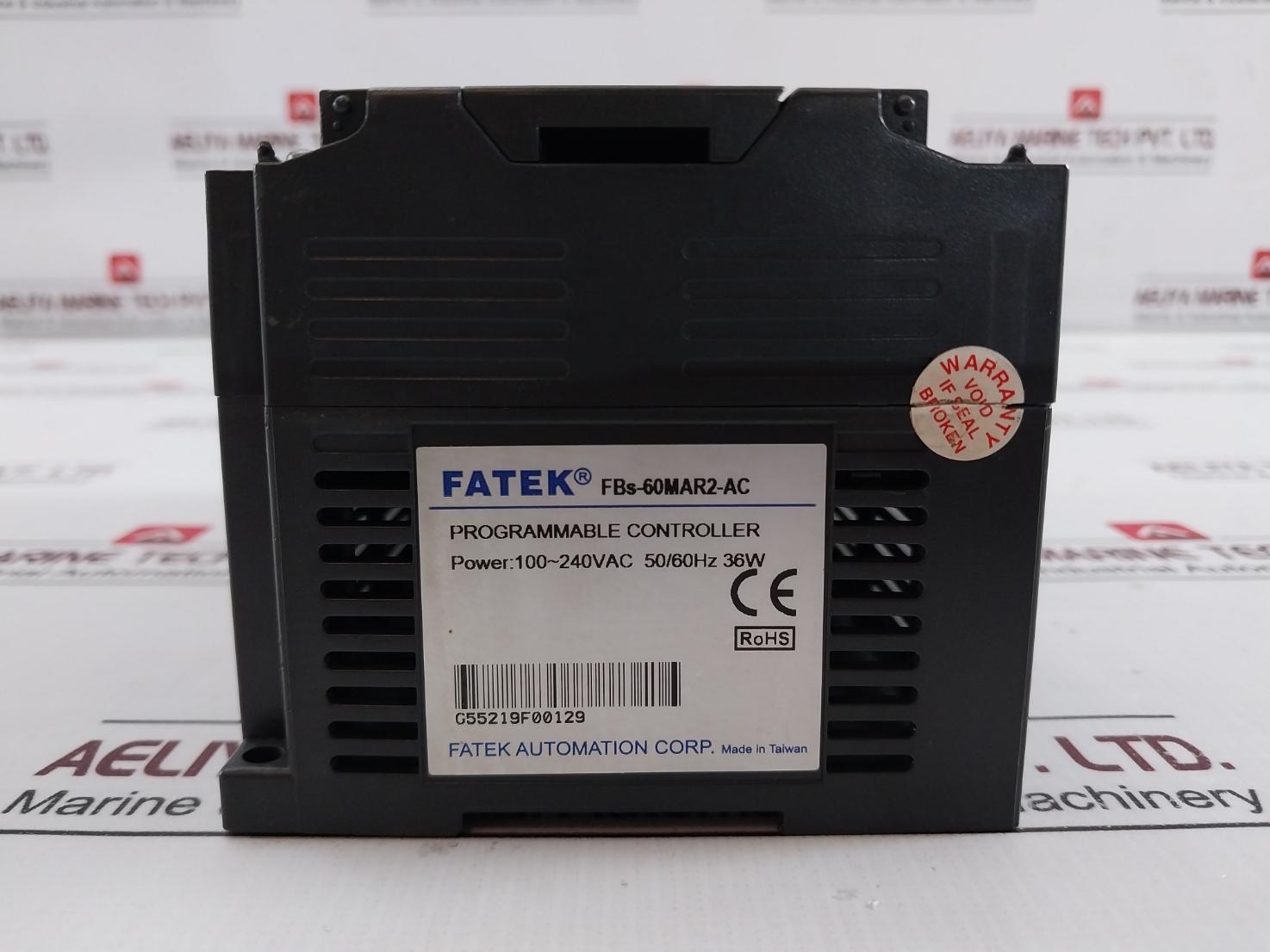 Fatek Fbs-60Mar2-ac Plc Controller 100-240Vac 50/60Hz 36W 400Ma G55219F00129