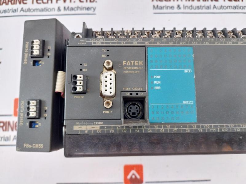 Fatek Fbs-cb25 Programmable Logic Controller Wsz-60mct2-d24 24vdc 36w
