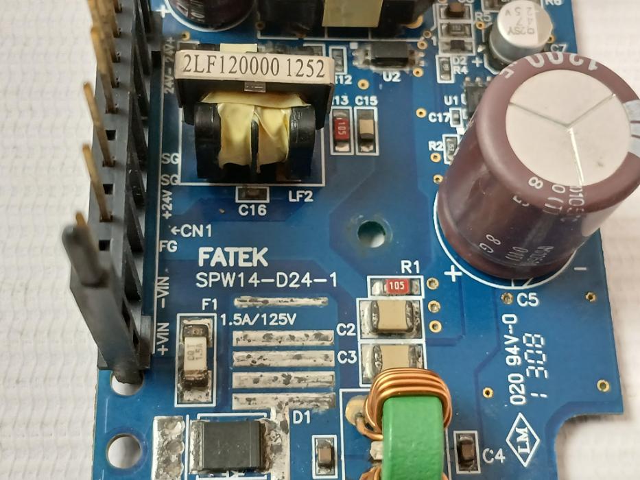 Fatek Spw14-d24-1 Pcb For Switching Power Supply 1.5A/125V 94V-0 0B1D4B0703