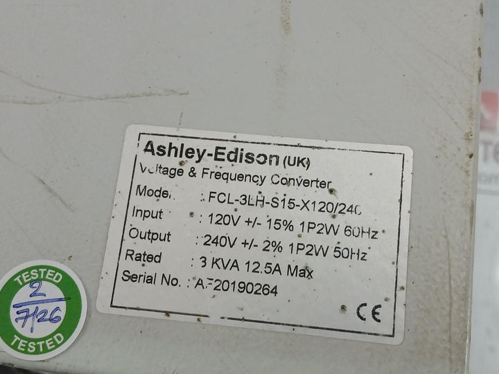 Fcl-3Lh-s15-x120/240 Ashley-edison Industrial Voltage And Frequency Converter