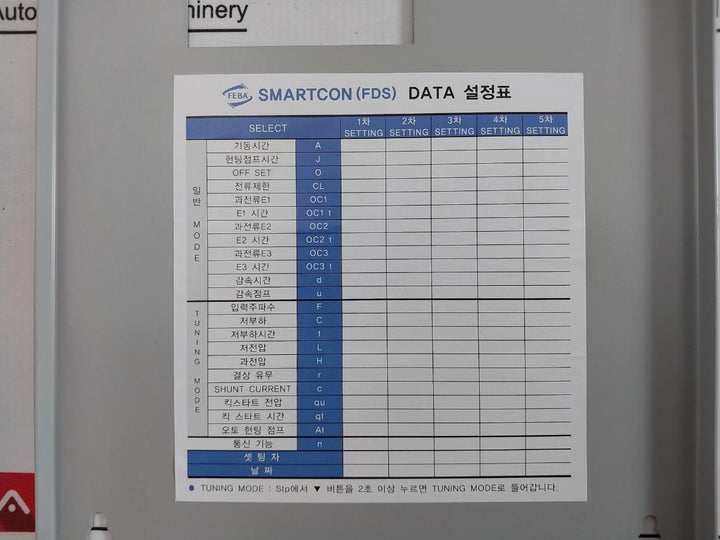 Feba Fds3-415 Smartcon Contactless Induction Motor Controller 220V 22A 60 Hz