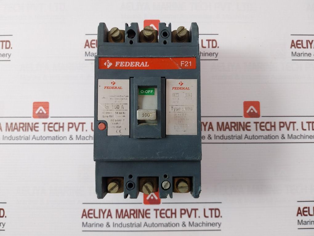 Federal F21 Circuit Breaker 690V 100A 50-60 Hz 8Kv
