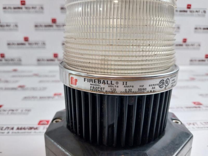 Federal Signal FB2PST White Strobe Warning Light 120V 0.32A 50/60Hz
