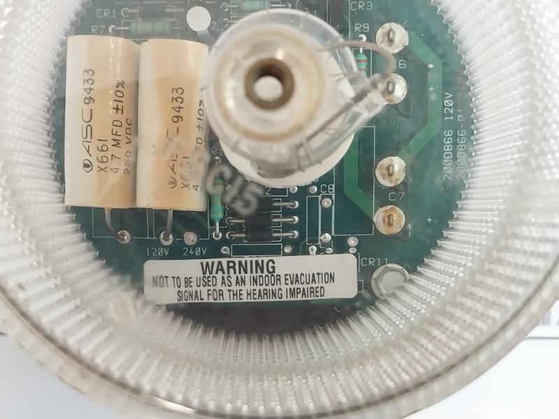 Federal Signal FB2PST White Strobe Warning Light 120V 0.32A 50/60Hz