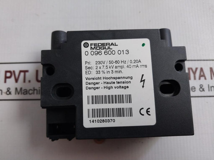 Federal Mogul 0 096 600 013 Ignition Transformer 0,20A
