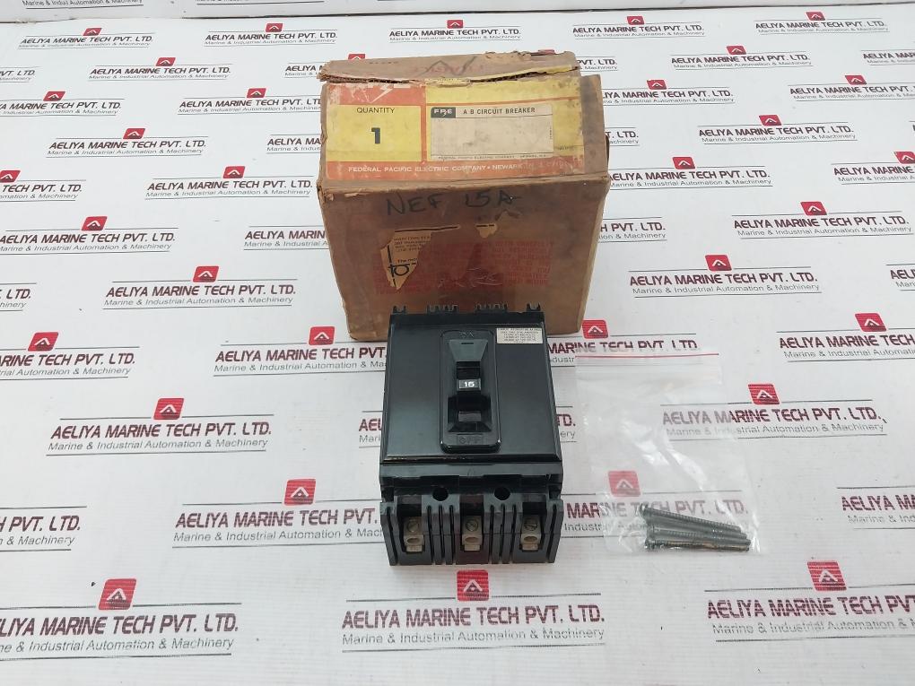 Federal Pacific NEF433015-50C A B Circuit Breaker NEF 3-Pole
