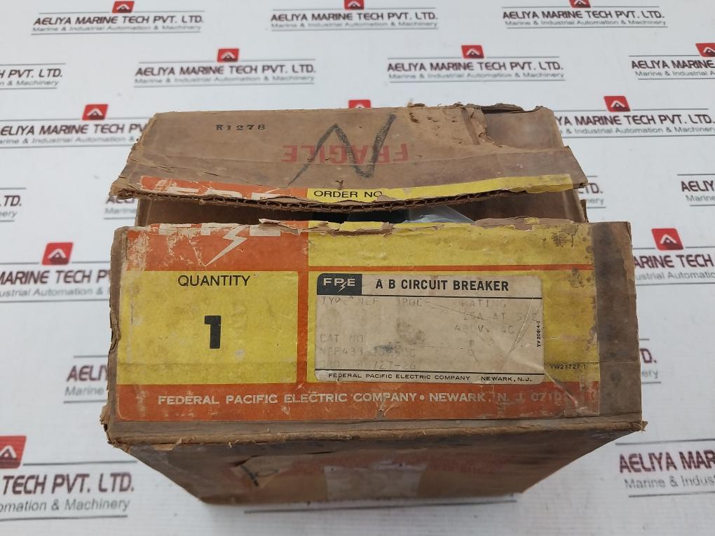 Federal Pacific NEF433015-50C A B Circuit Breaker NEF 3-Pole