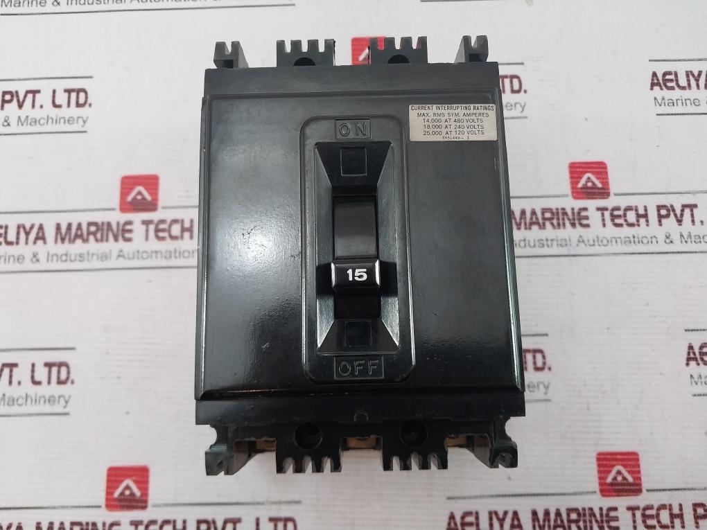 Federal Pacific Nef433015-50C A B Circuit Breaker Nef 3-pole