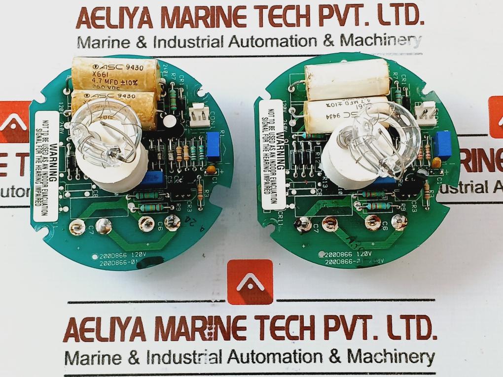 Federal Signal 200d866-01 Signal Stobe Light Pc Board 200d866 120v