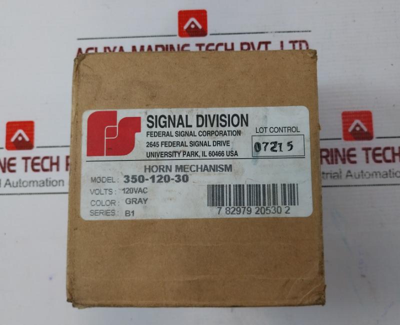 Federal Signal 350-120-30 Vibratone Horn 256.002 4.529.059