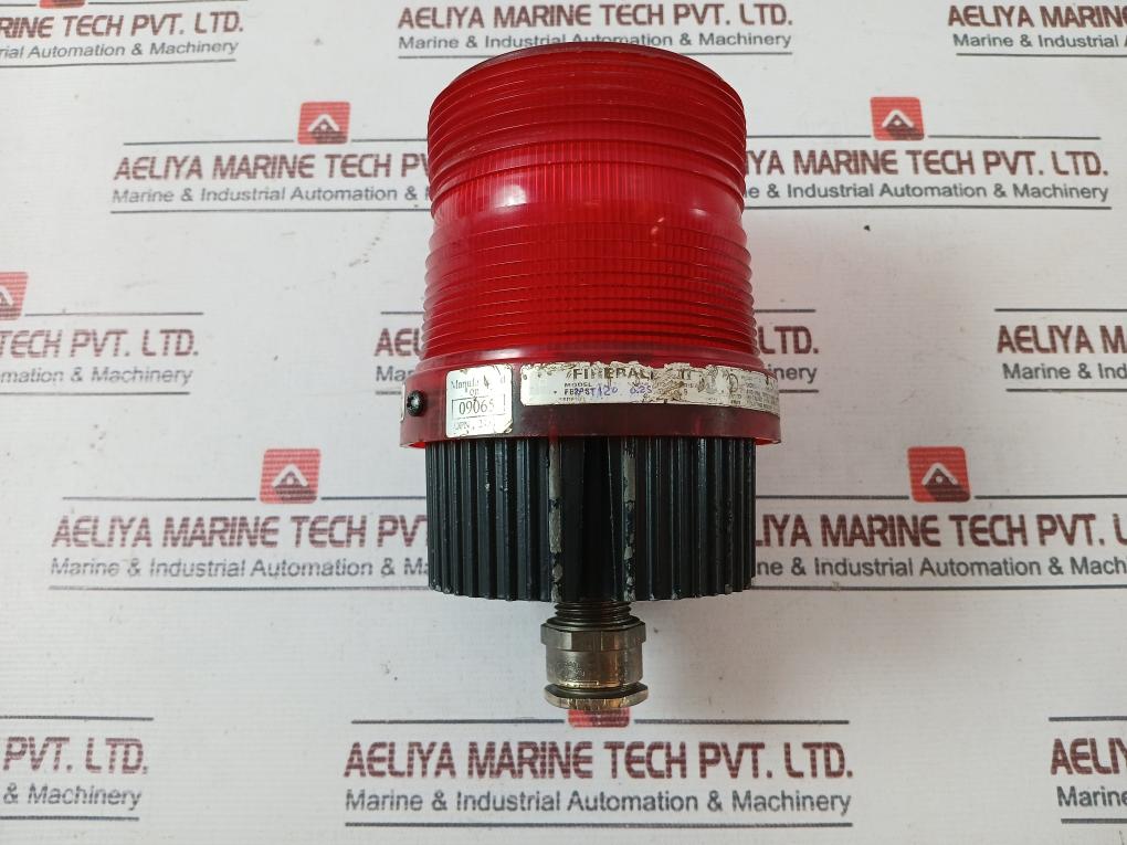 Federal Signal Fb2Pst Fireball Strobe Warning Light 120V 50/60 Hz 0.25A (Red)