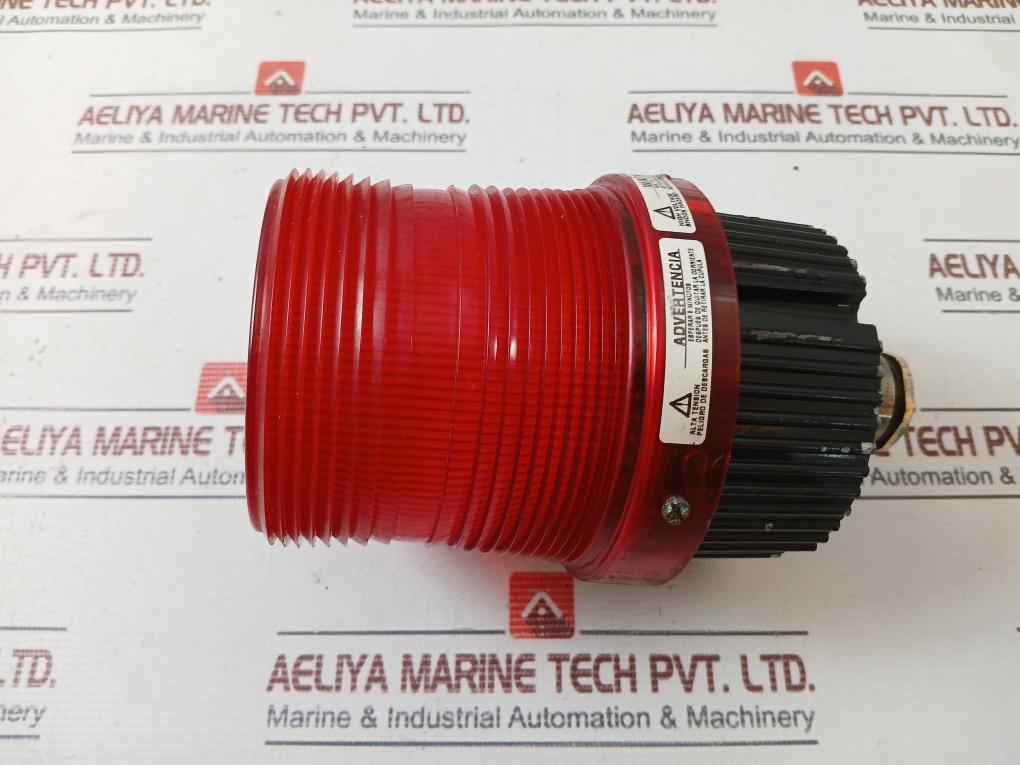 Federal Signal Fb2Pst Fireball Strobe Warning Light 120V 50/60 Hz 0.25A (Red)