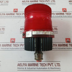 Federal Signal Fb2Pst Fireball Strobe Warning Light 120V 50/60 Hz 0.25A (Red)