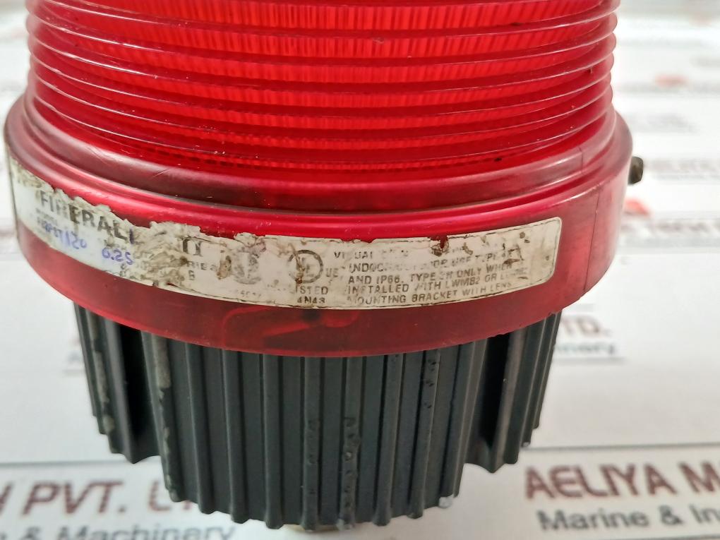 Federal Signal Fb2Pst Fireball Strobe Warning Light 120V 50/60 Hz 0.25A (Red)