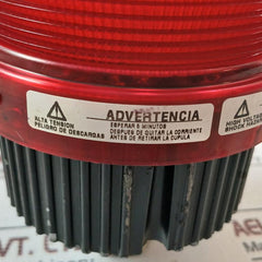 Federal Signal Fb2Pst Fireball Strobe Warning Light 120V 50/60 Hz 0.25A (Red)