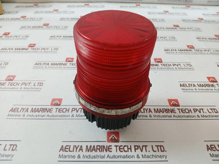 Federal Signal Fb2Pst Fireball Strobe Warning Light 120V 50/60 Hz 0.25A (Red)
