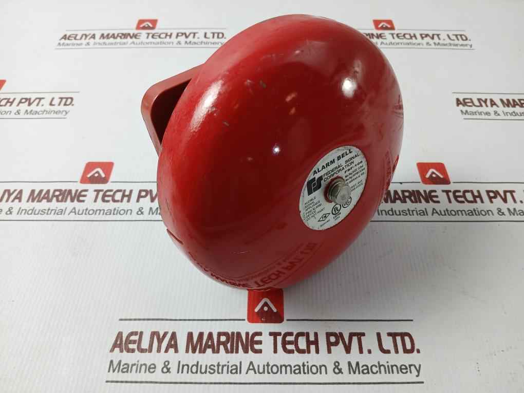 Federal Signal Fsf-106 Alarm Bell Max.24Vdc 13.5Ma Mba6-h1072